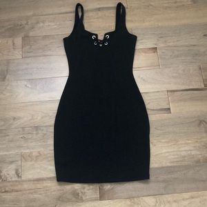 ZARA Trafaluc Shimmery Black Dress
